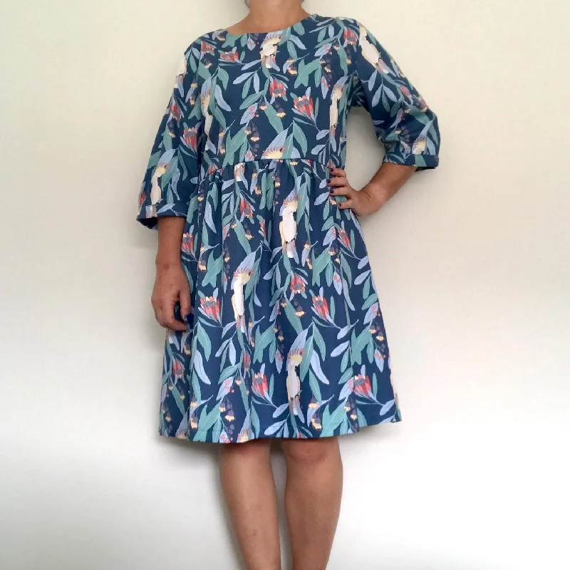 Harlow Dress - Cockatoos