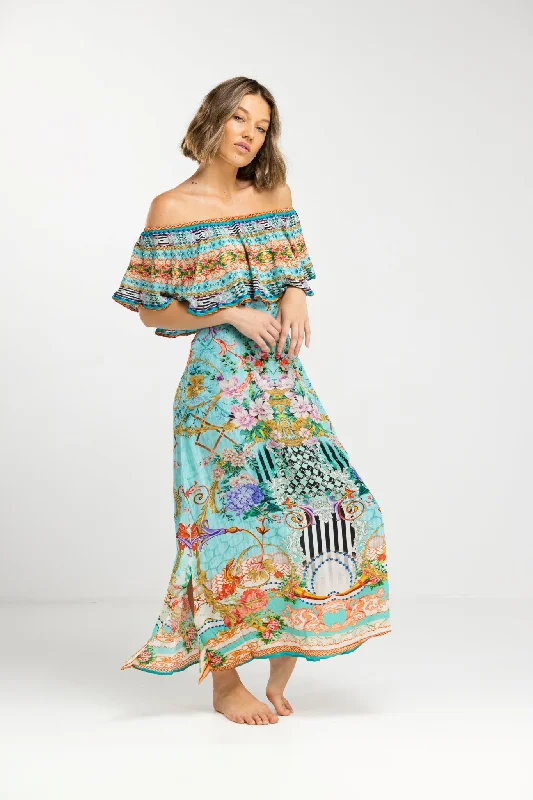 Inoa - Palermo Collection Frill Neck Dress