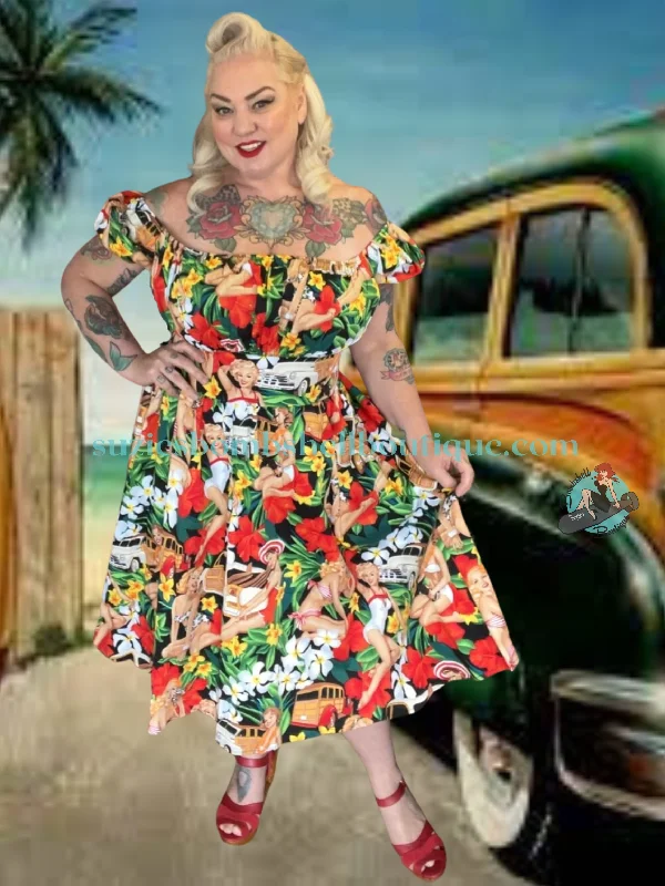 Beach Bombshell Swing Dress