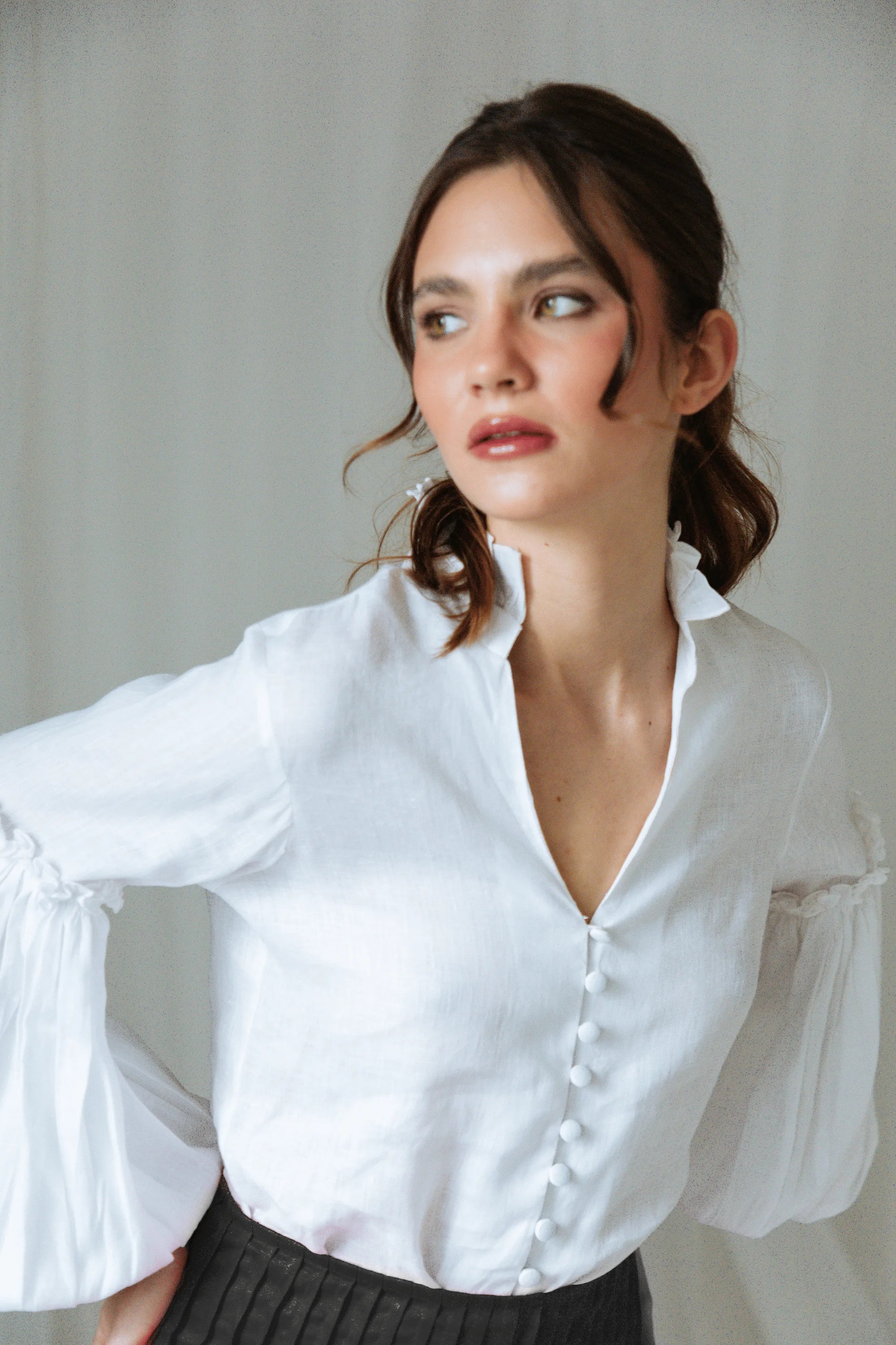 AGATHA BLOUSE Airy Cotton Blouse