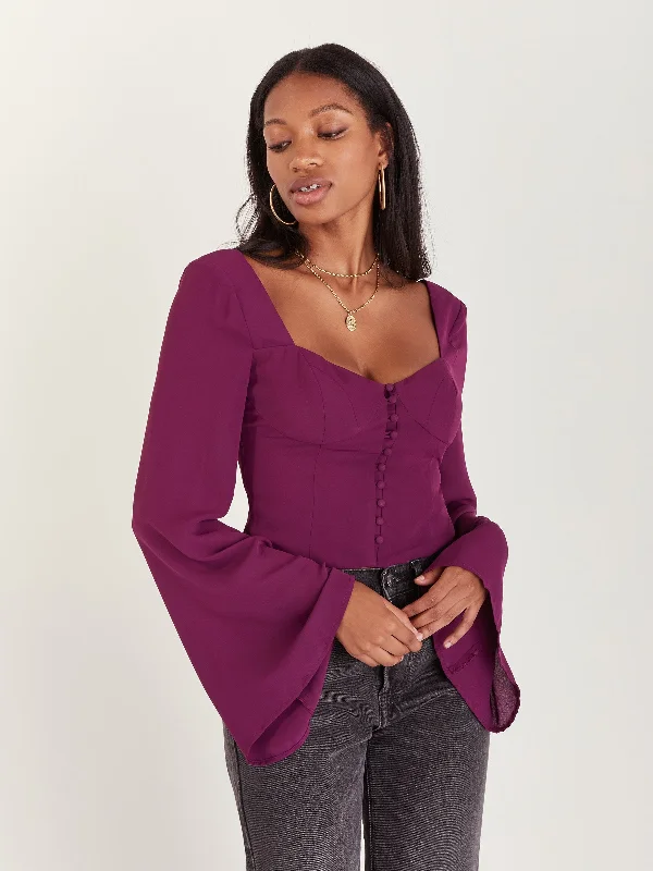 Alesandra Blouse High Neck Blouse