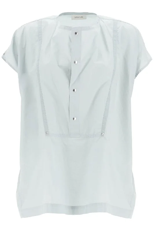 LEMAIRE blouse with draped neckline and Subtle Shimmer Blouse
