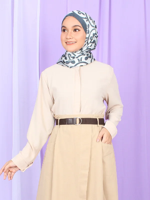 ROUND NECK PLAIN BLOUSE BT992 Smart Casual Blouse