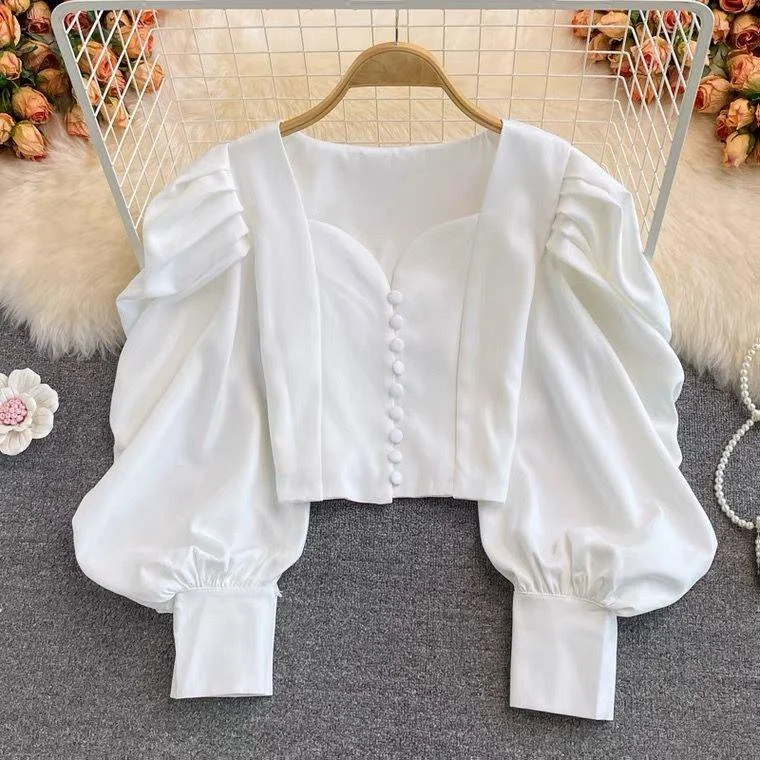 Cicilia Summer Blouse Peter Pan Collar Blouse