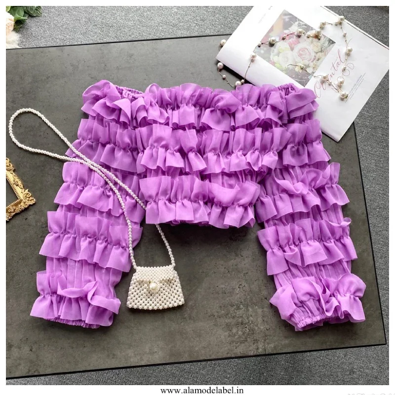 Croba Luxury Blouse Puff Sleeve Blouse