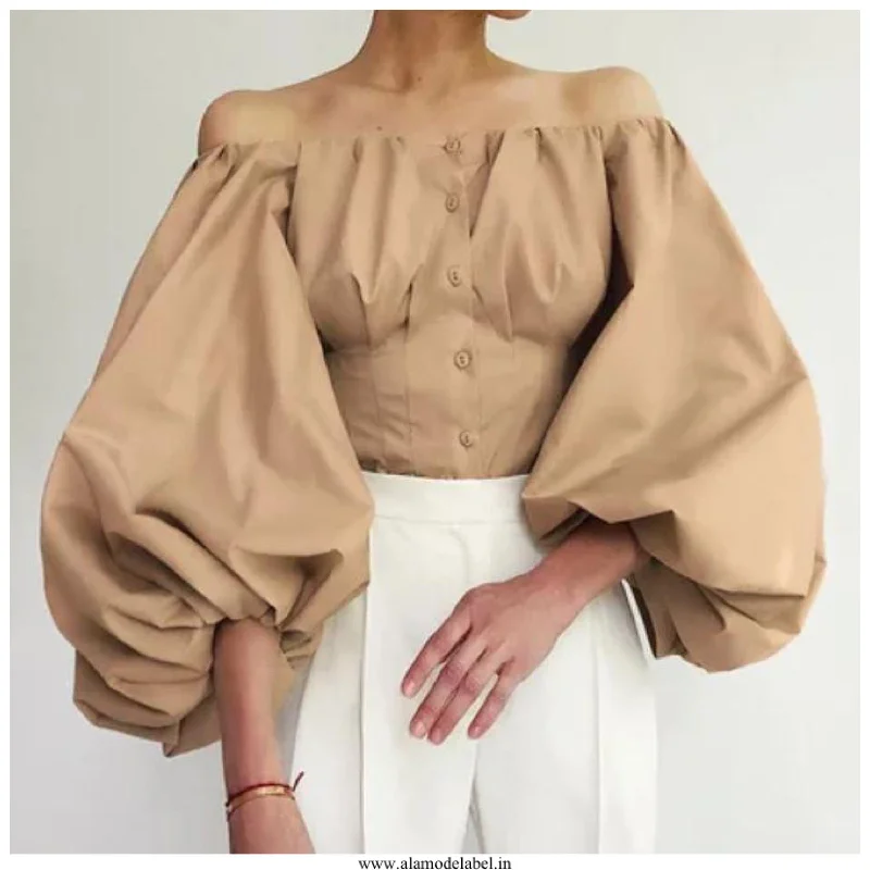 Dahilia Luxury Blouse Floral Chiffon Blouse