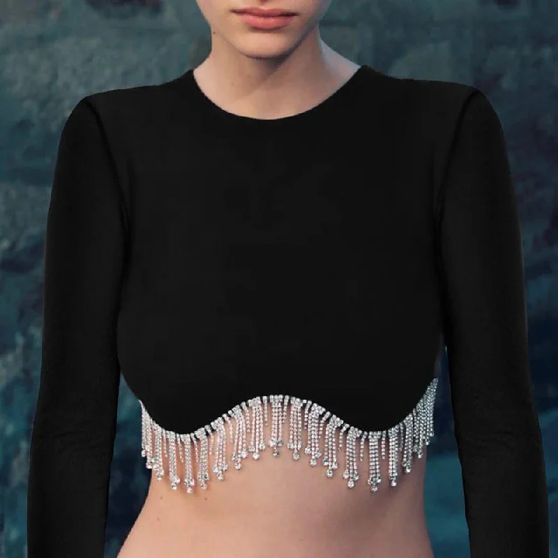 Demi Embellished Blouse Side Tie Blouse