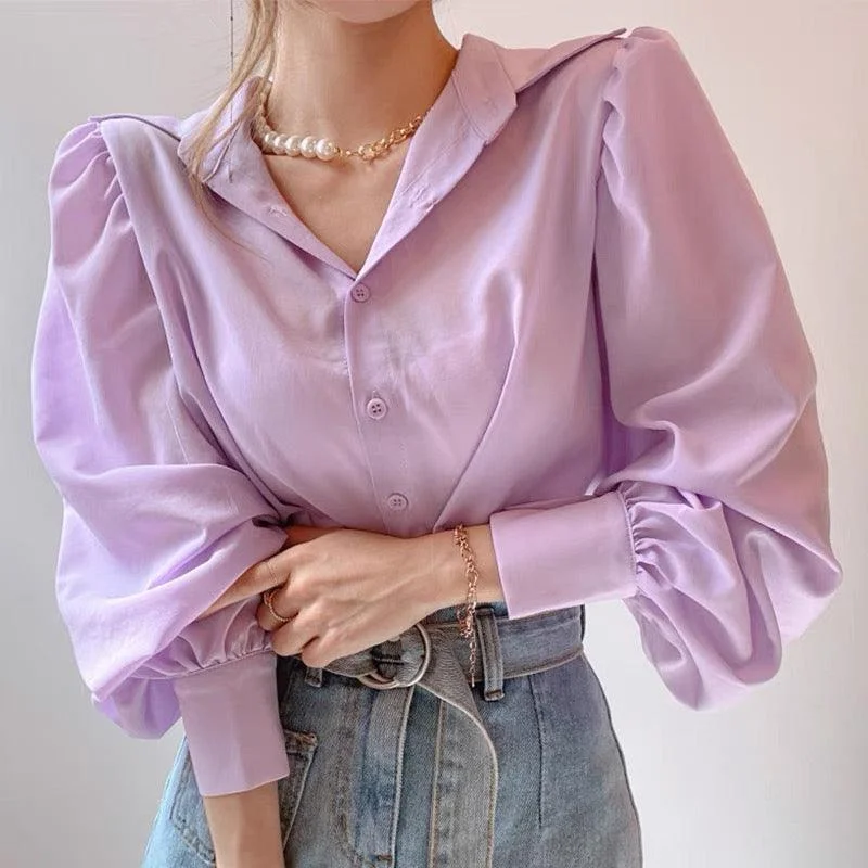 Elena Luxury Blouse Lightweight Tunic Blouse