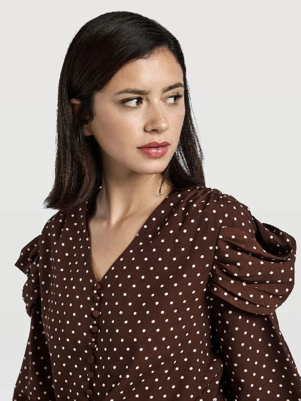 Fluid Blouse Floral Chiffon Blouse