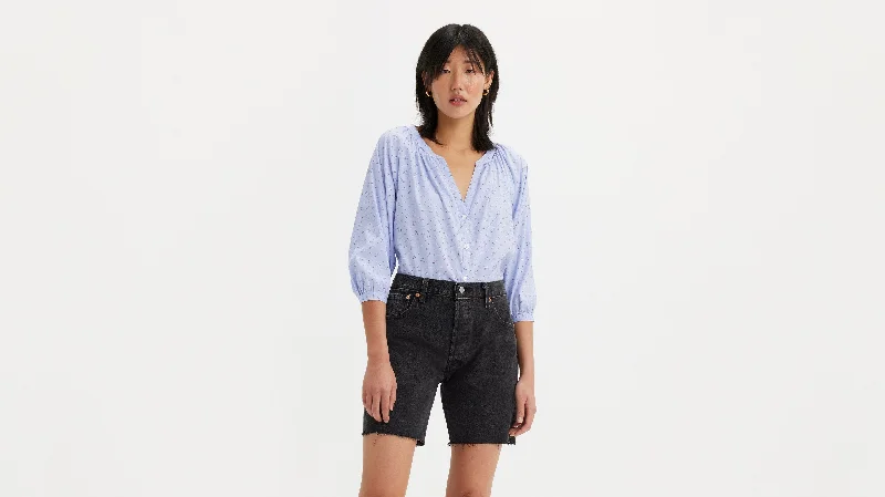 Levi's® Women's Mirabelle Blouse Off-Shoulder Wrap Blouse