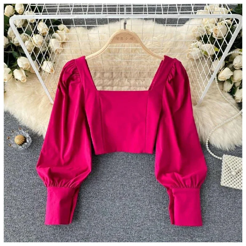 Linda Statement Blouse Satin Bow Blouse