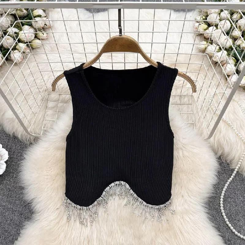 Luna Embellished Blouse (Black) Elegant Peplum Blouse