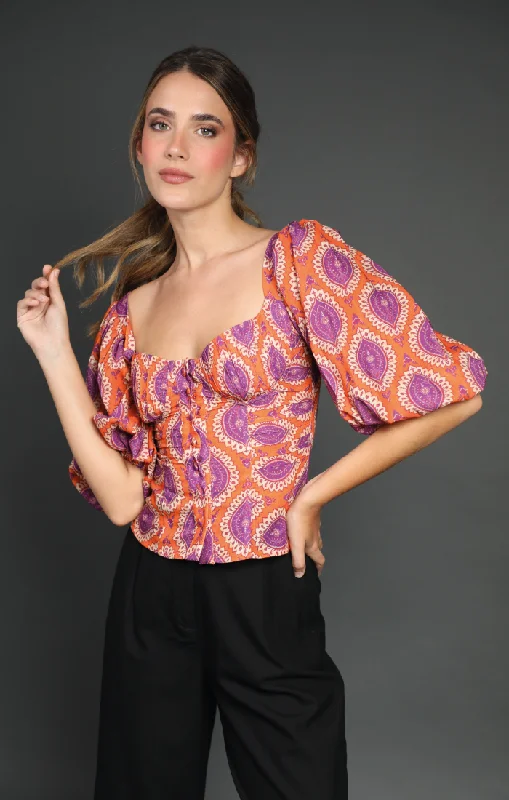 OLIVIA BLOUSE Chic Ruffle Blouse