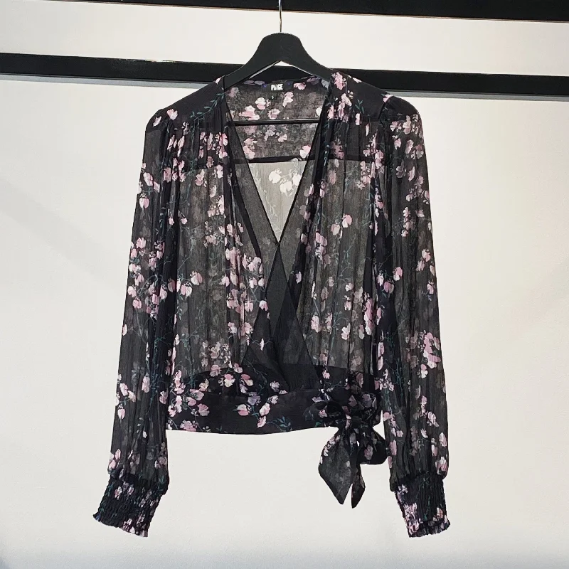 Paige Margherita Blouse Semi-Sheer Blouse