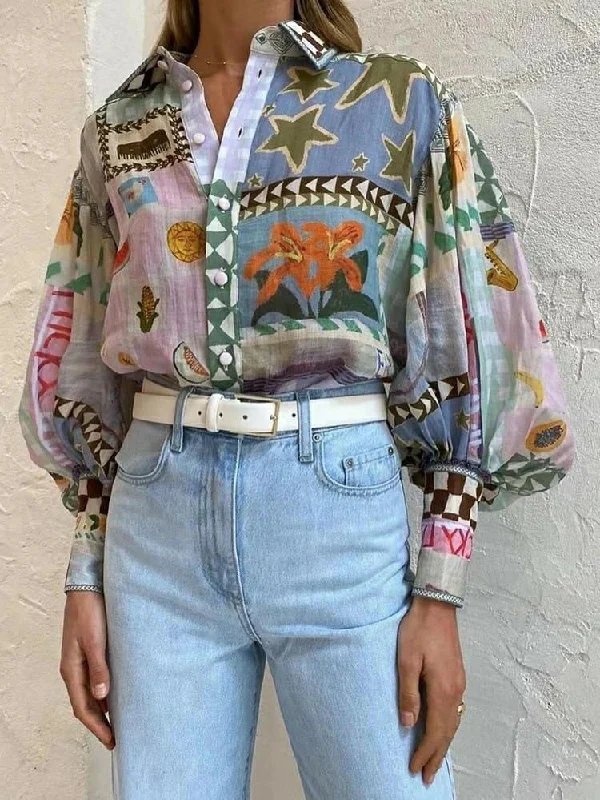 Sussane Statement Blouse Chic Off-Shoulder Blouse