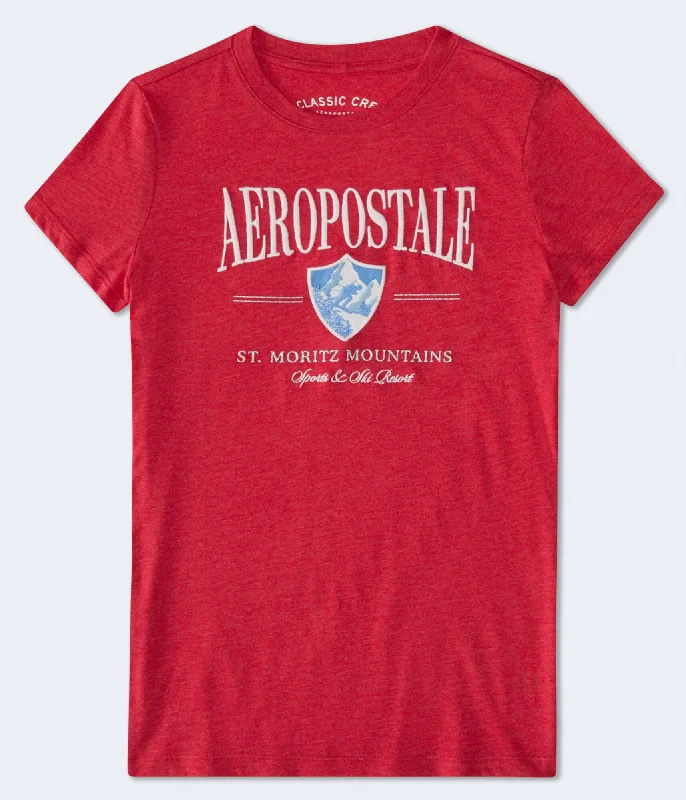 Aeropostale St. Moritz Graphic Tee Chenille Fabric Brocade Fabric Lace Fabric