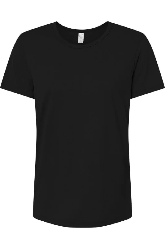 Alternative Earthleisure Women´s Modal Triblend Tee Front Pockets Side Pockets Patch Pockets