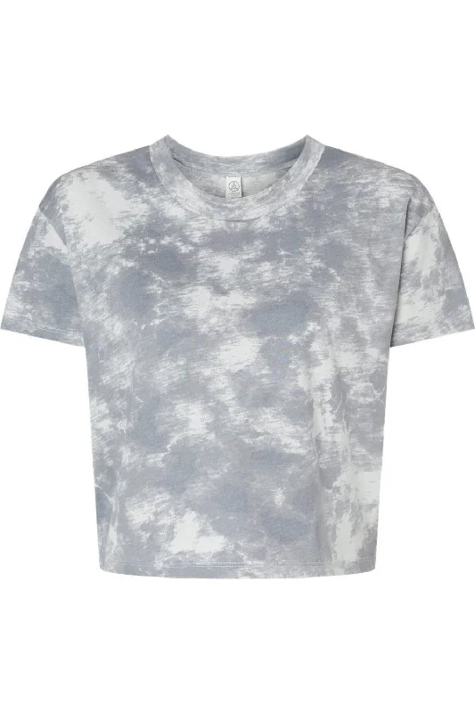 Alternative Women´s Cotton Jersey Go-To Headliner Crop Tee Cozy Warm Stylish