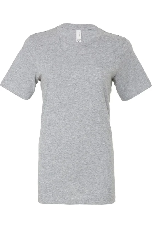 Bella + Canvas Womens/Ladies Heather Jersey Relaxed Fit T-Shirt Satin Fabric Silk Fabric Chiffon Fabric