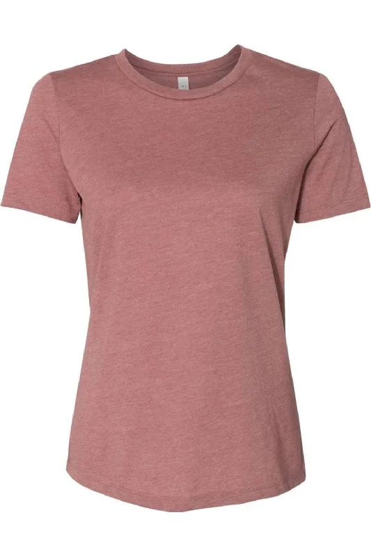 BELLA + CANVAS Womens Relaxed Fit Heather CVC Tee Lace Blend Ribbed Blend Corduroy Blend