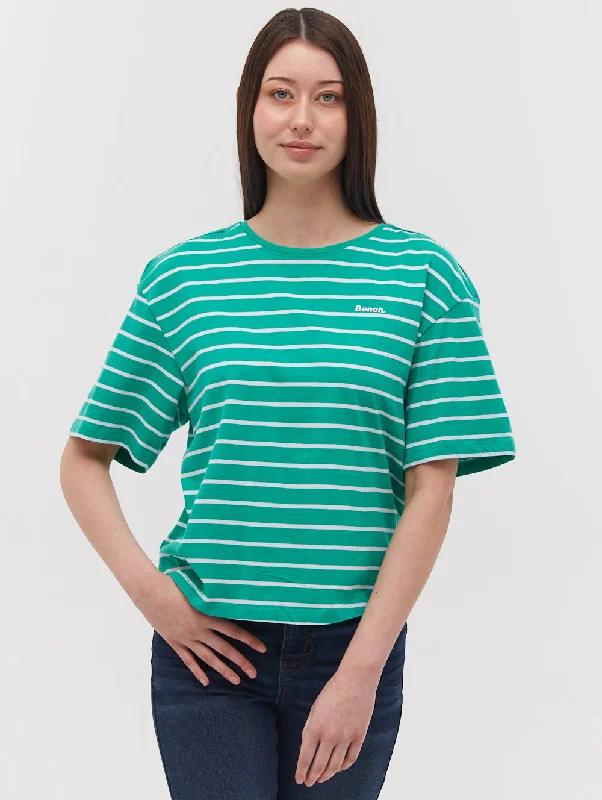 Cassa Oversize Stripe T-Shirt Wool Fabric Cashmere Fabric Tweed Fabric