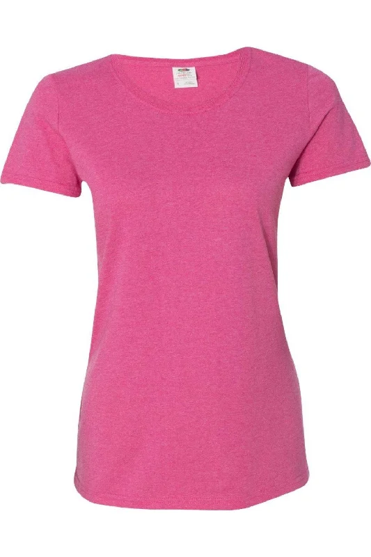 Fruit of the Loom HD Cotton Women´s Short Sleeve T-Shirt Jersey Fabric Tulle Fabric Batik Fabric