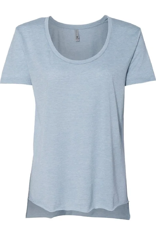 Next Level Women´s Festival Scoop Neck T-Shirt Ribbed T-Shirt High Neck Heavyweight