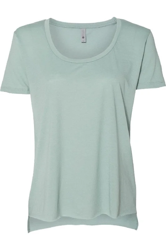 Next Level Women´s Festival Scoop Neck T-Shirt Front Pockets Side Pockets Patch Pockets