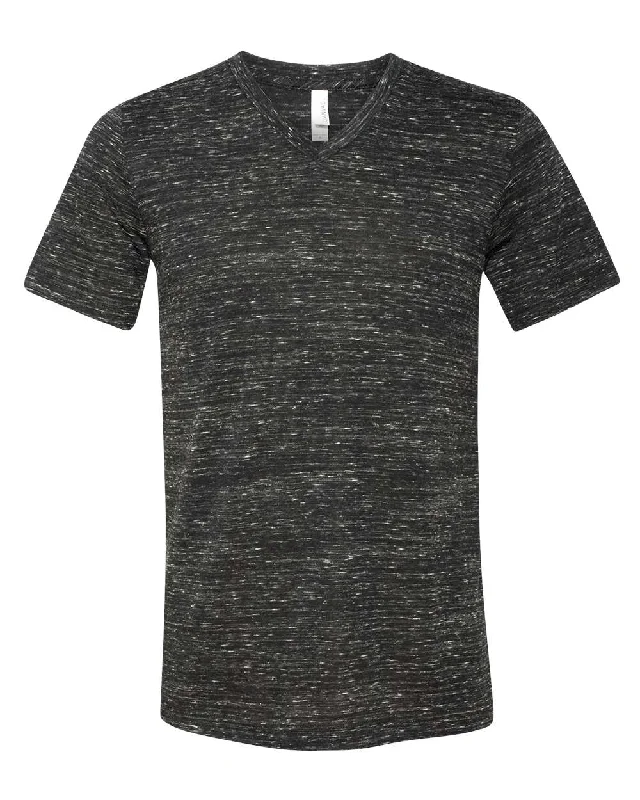 Textured Jersey V-Neck Tee Rayon Velvet Corduroy