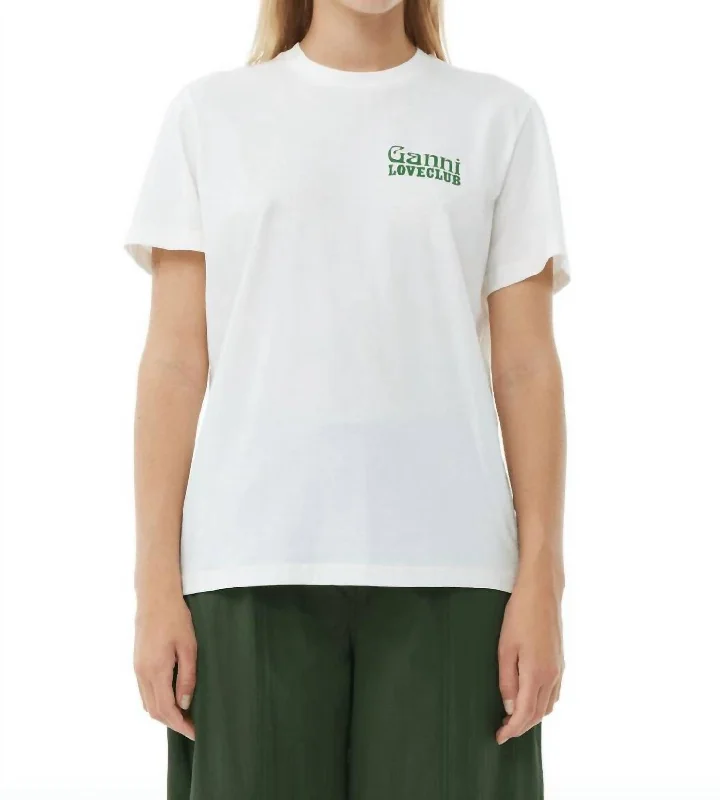 Thin Jersey Loveclub Relaxed T-Shirt In Tofu Seamless Knitted Crochet