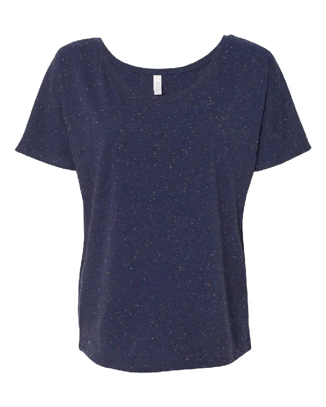 navy speckled