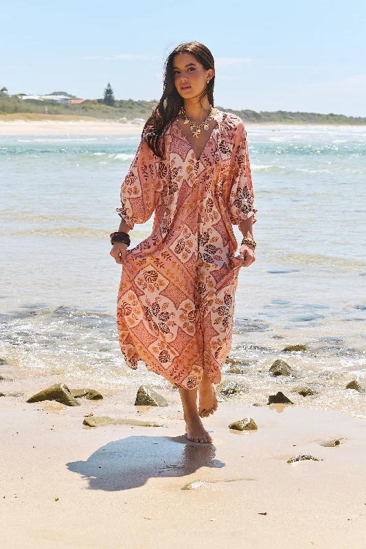 Bree Maxi Dress - Tahitian Comfortable Bohemian Maxi Dress