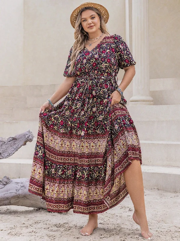 PLUS SIZE Amaris Maxi Dress - Black Chic Summer Maxi Dress