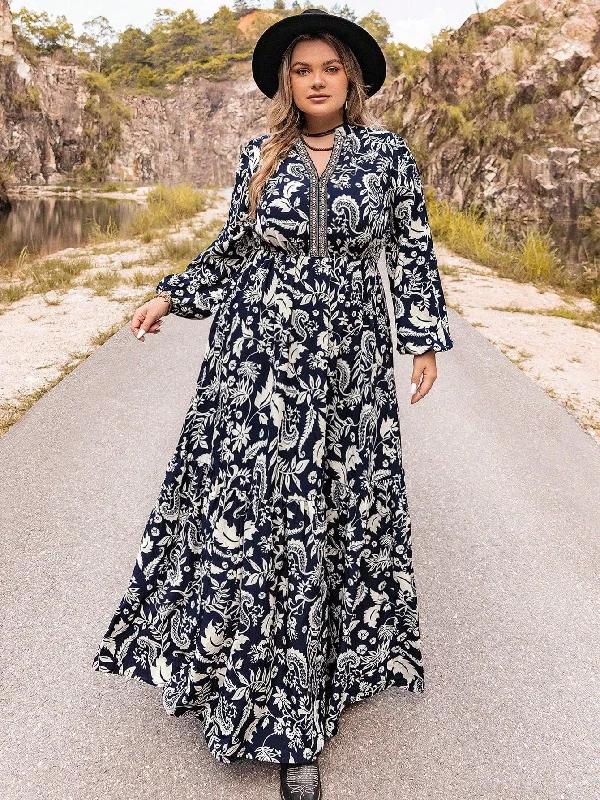 PLUS SIZE Carrie Maxi Dress - Black Fashionable High-Low Maxi Dress