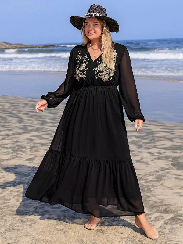 PLUS SIZE Kiyah Maxi Dress Classic A-Line Maxi Dress
