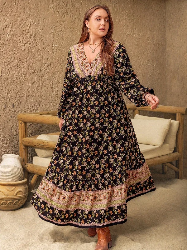 PLUS SIZE Ollie Maxi Dress Fashionable Sheer Maxi Dress