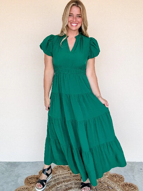 Royal Holiday Maxi Dress Elegant Maxi Dress with Slit
