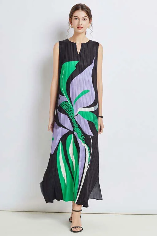 Sexy Black Fashion Maxi Dress Elegant Silk Maxi Dress