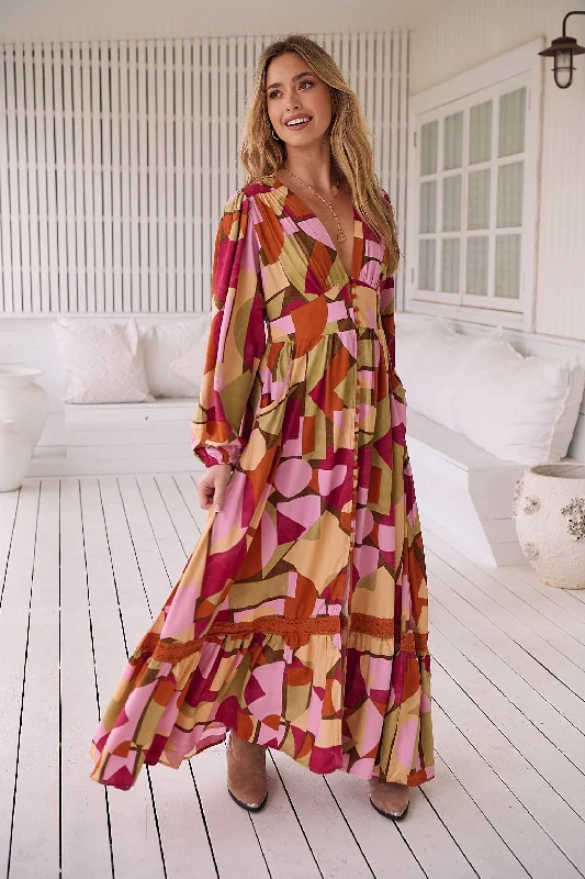 Tabitha Maxi Dress - Freya Fashionable Sheer Maxi Dress