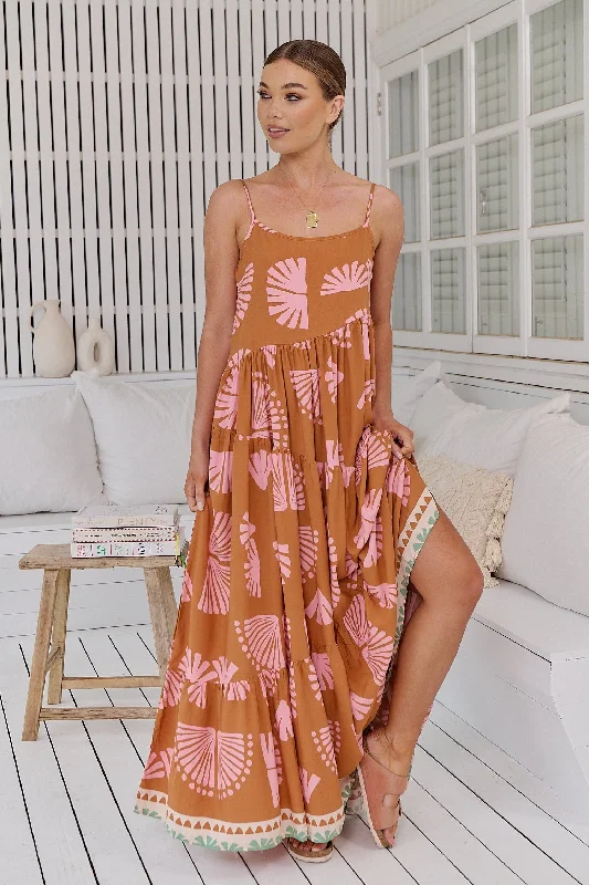 Winona Maxi Dress - Suga Elegant Maxi Dress with Lace