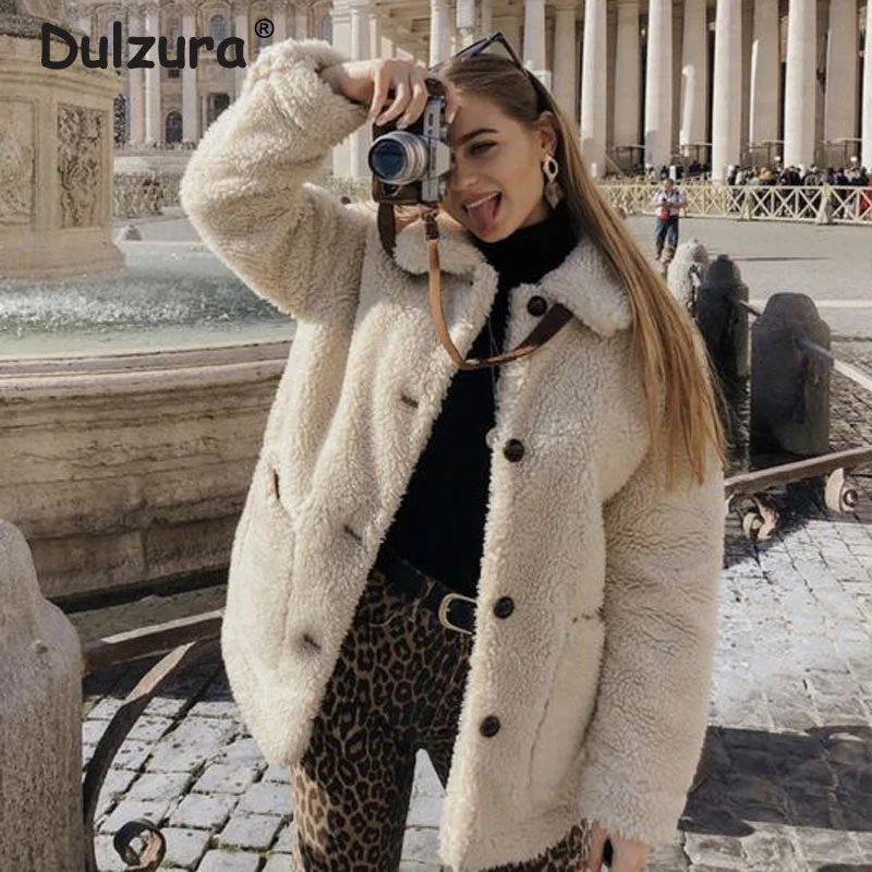 Thicken Warm Teddy Fur Jacket Fleece Jacket Down Jacket Feather Jacket