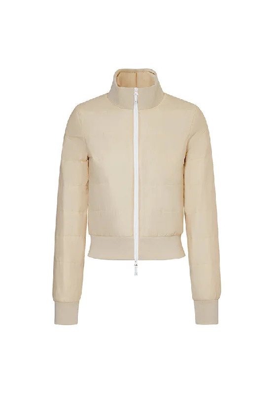 Stellan Lightweight Waterproof Jacket with Sustainable Padding Appliqued Jacket Beaded Jacket Sequined Jacket
