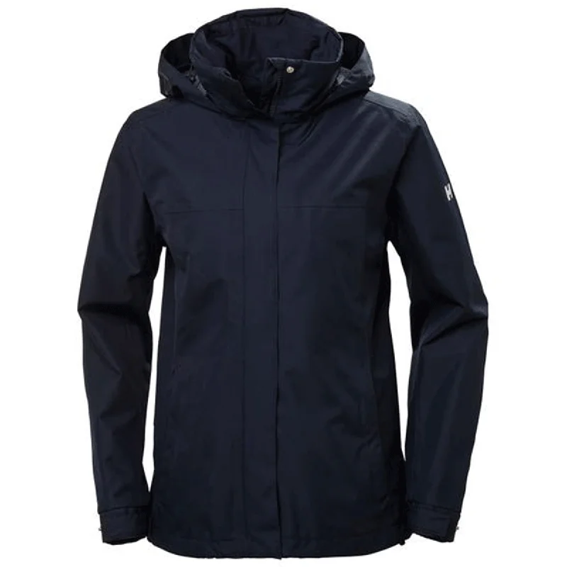 Helly Hansen Women's Navy Aden Jacket Hoodie Zip-Up Jacket Button-Up Jacket