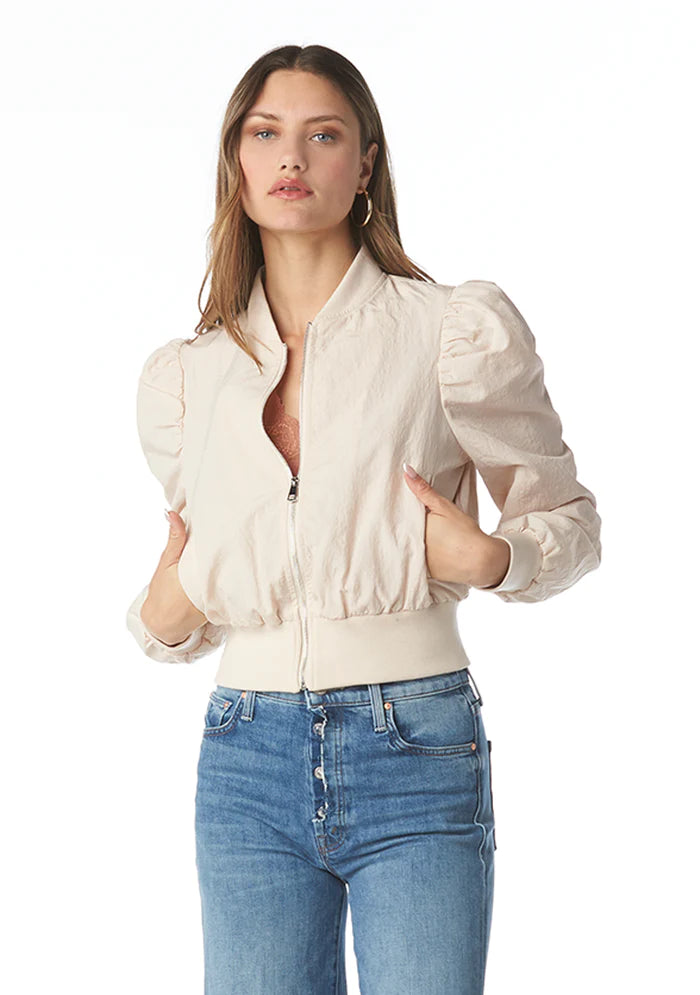 Amma Jacket Notch Collar Peter Pan Collar Cowl Neck