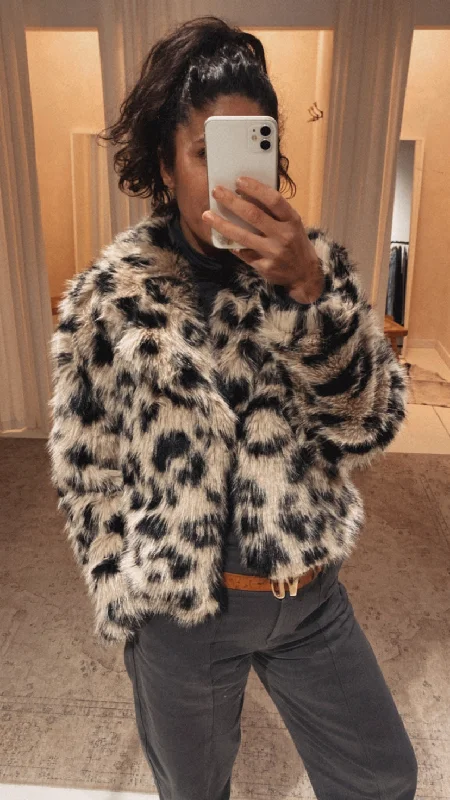 Cheeta fur jacket Mesh Jacket Canvas Jacket Denim Jacket