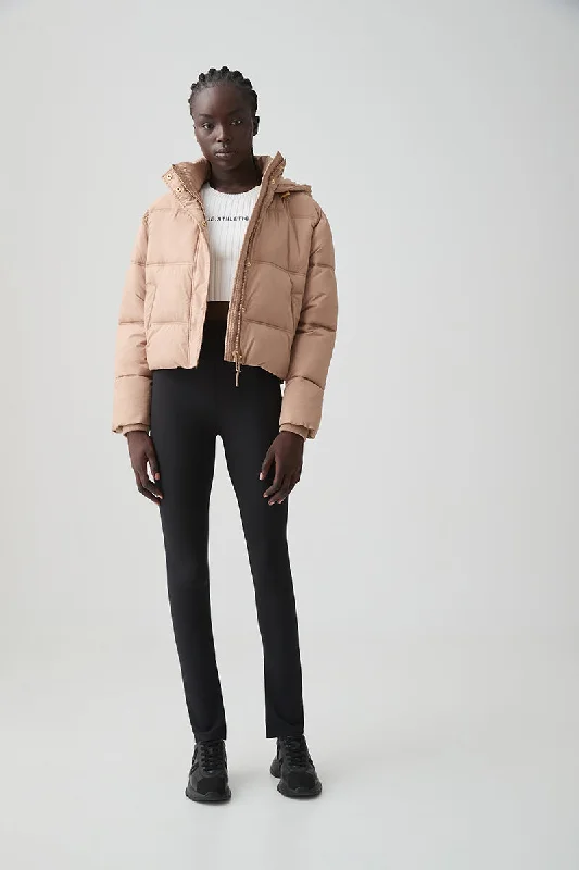 Cropped Puffer Jacket 711 Satin Jacket Silk Jacket Chiffon Jacket