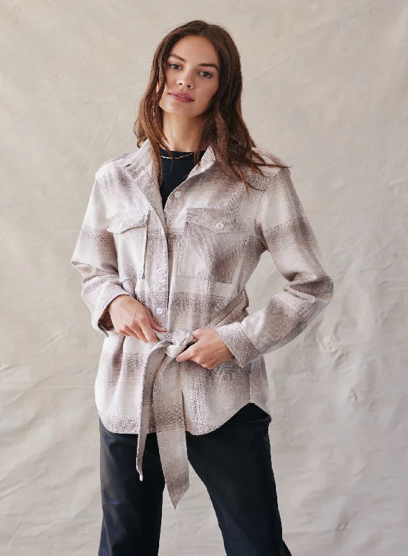 Flap Pocket Belted Jacket Cardigan Sweater Pullover