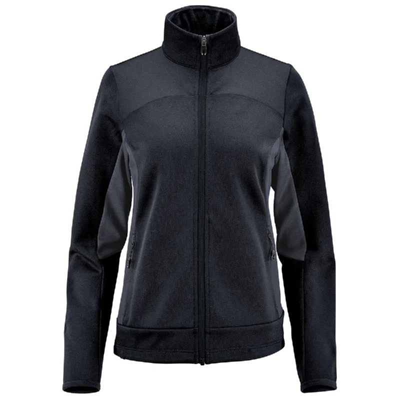 Stormtech Women's Midnight/Dusk Appaloosa Knit Jacket Ribbed Jacket Pleated Jacket Ruffled Jacket