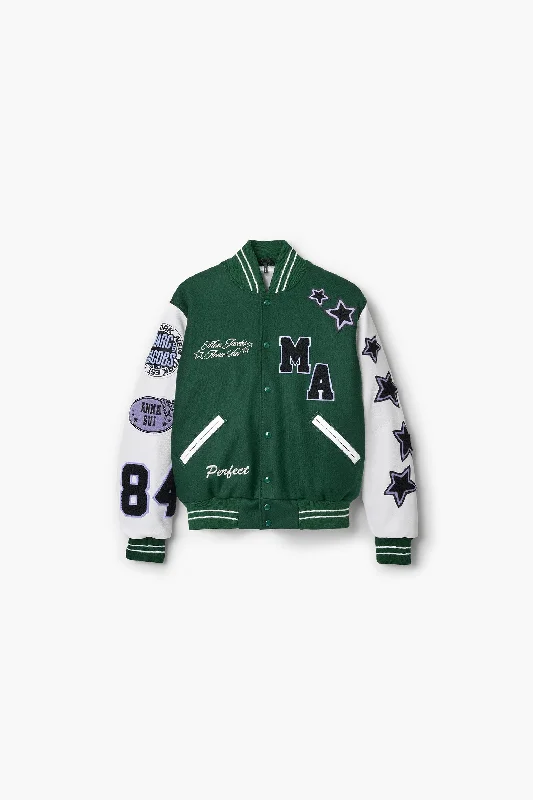 Limited Edition: Marc Jacobs 40th Anniversary x Anna Sui Varsity Jacket Snapped Jacket Toggled Jacket Drawstring Jacket