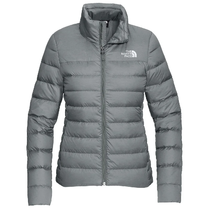 The North Face Women's TNF Medium Grey Heather Down Hybrid Jacket Elasticated Jacket Padded Jacket Insulated Jacket